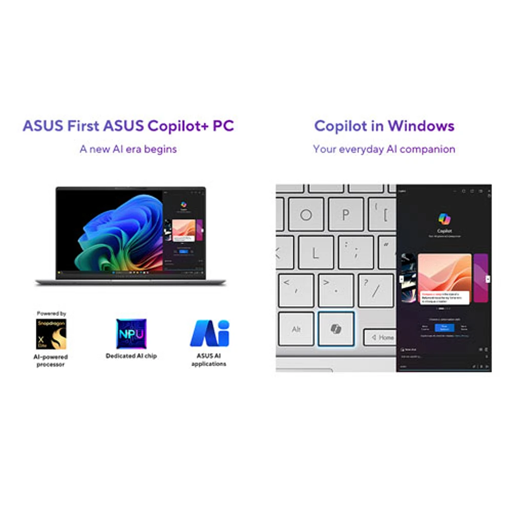 ASUS Vivobook S 15 OLED 15.6" Laptop - Cool Silver (Snapdragon X Elite/32GB RAM/1TB SSD)