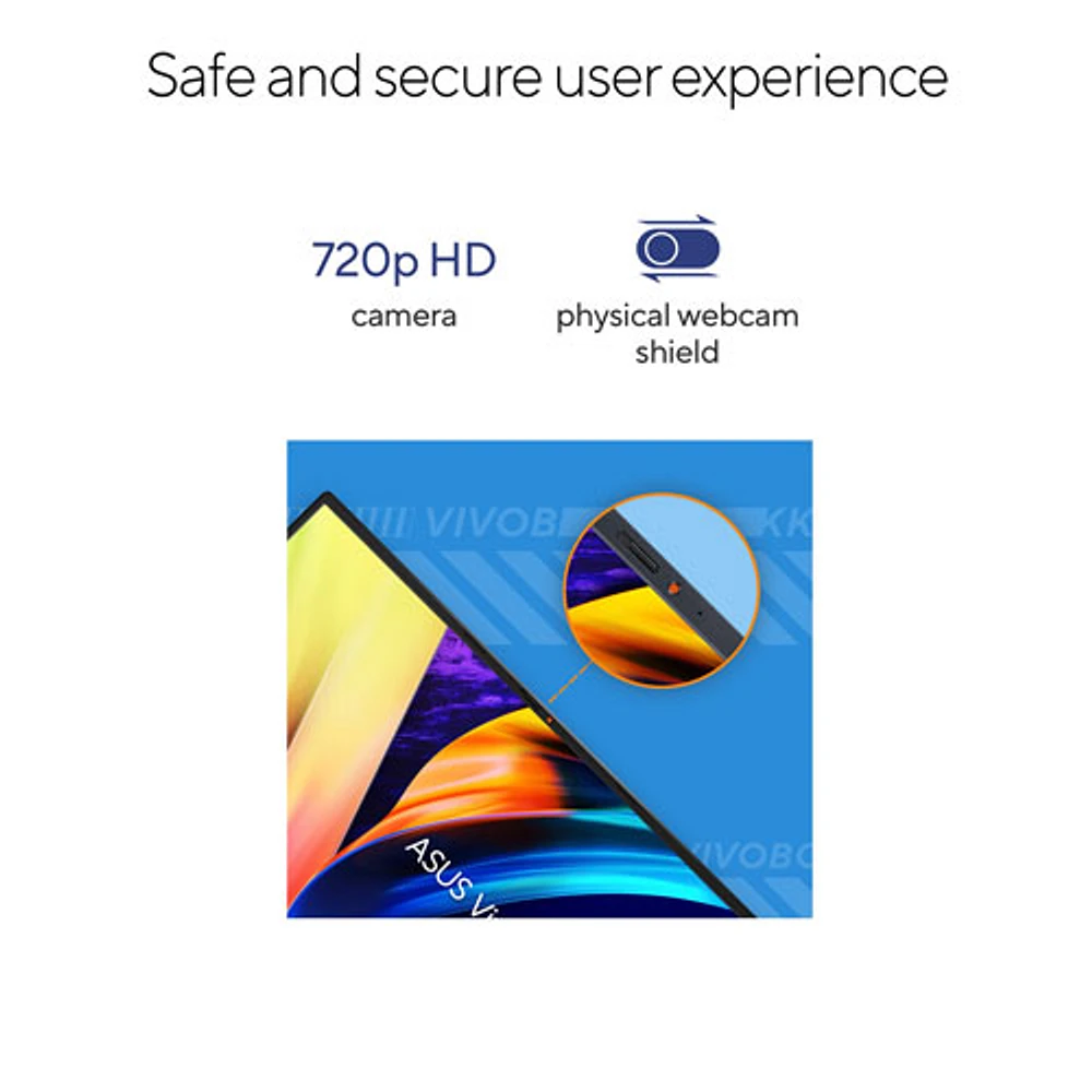 Portable de 16 po VivoBook d'ASUS - Noir (Core i7-1355U d'Intel/RAM 16 Go/SSD 1 To/Windows 11) - Anglais