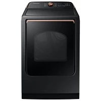 Open Box - Samsung 7.4 Cu. Ft. Electric Steam Dryer (DVE54CG7550VAC) - Black - Perfect Condition
