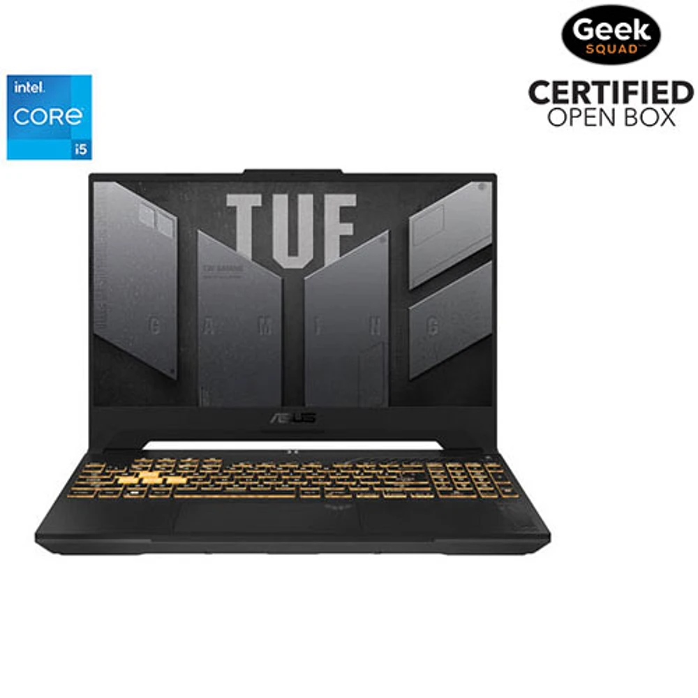 Boîte ouverte - Portable de jeu 15,6 po TUF Gaming F15 d'ASUS (Core i5-12500H d'Intel/RAM 16 Go/SSD 512 Go/GeForce RTX 3050)