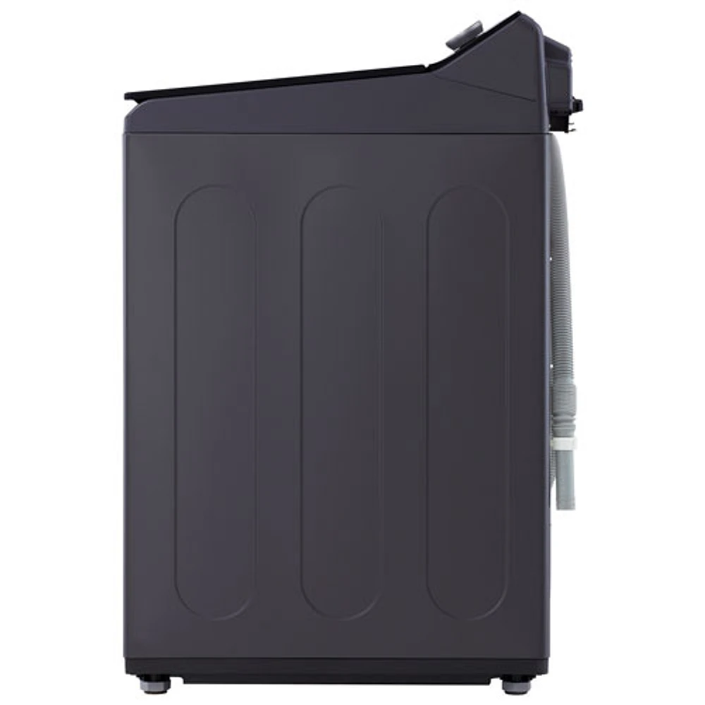 Laveuse à chargement par le haut haute efficacité de 6,1 pi³ de LG (WT8405CB) - Noir mat