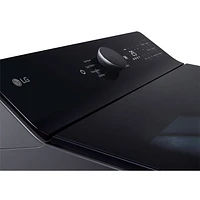 Laveuse à chargement par le haut haute efficacité de 6,1 pi³ de LG (WT8405CB) - Noir mat