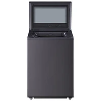Laveuse à chargement par le haut haute efficacité de 6,1 pi³ de LG (WT8405CB) - Noir mat