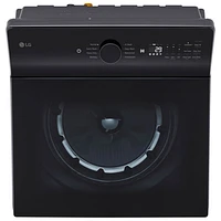 Laveuse à chargement par le haut haute efficacité de 6,1 pi³ de LG (WT8405CB) - Noir mat