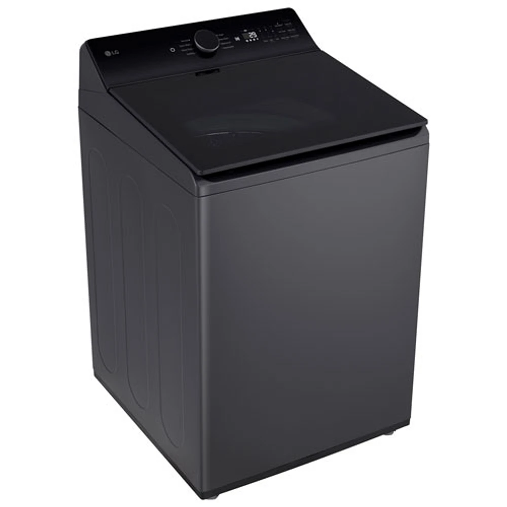 Laveuse à chargement par le haut haute efficacité de 6,1 pi³ de LG (WT8405CB) - Noir mat