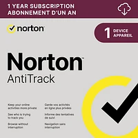 Norton AntiTrack (PC/Mac/iOS/Android) - 1 appareil - 1 an - Téléchargement numérique