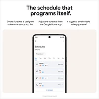 Thermostat intelligent Wi-Fi Nest Learning de Google (4e génération) - Argent poli