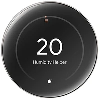 Thermostat intelligent Wi-Fi Nest Learning de Google (4e génération) - Argent poli