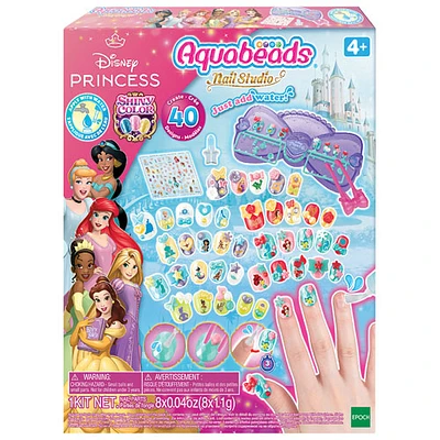 Trousse de manucure des Princesses de Disney Nail Studio d'Aquabeads