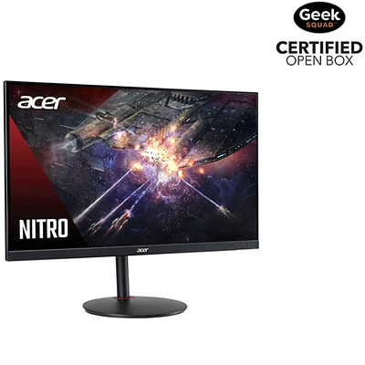 Boîte ouverte - Moniteur de jeu DEL IPS HD intégrale GTG 0,5 ms 180 Hz FreeSync de 23,8 po Nitro d'Acer (XV240Y M3BMIIPRX)