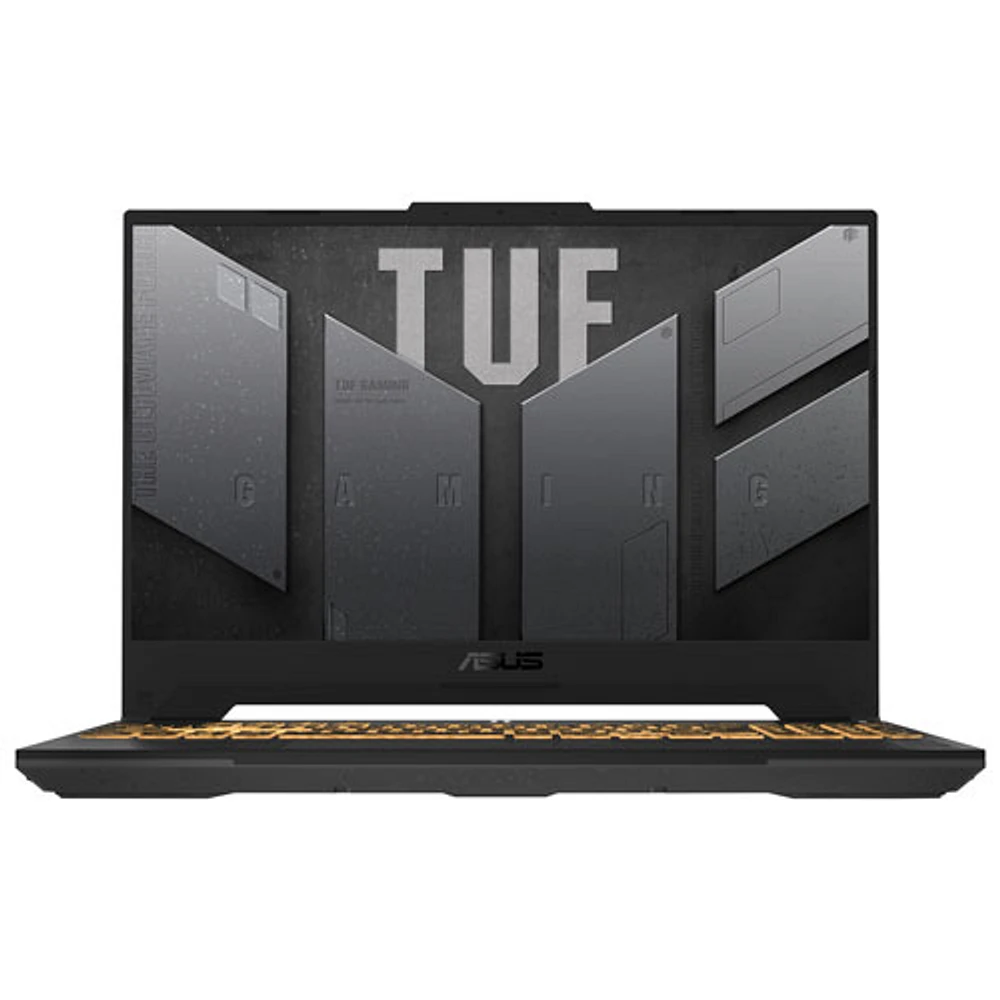 Portable de jeu 15,6 po TUF Gaming F15 d'ASUS - Gris (Ci7-12700H Intel/RAM 16 Go/SSD 512 Go/GeForce RTX 3050) - Anglais