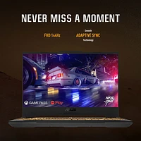 Portable de jeu 15,6 po TUF Gaming F15 d'ASUS - Gris (Ci7-12700H Intel/RAM 16 Go/SSD 512 Go/GeForce RTX 3050) - Anglais