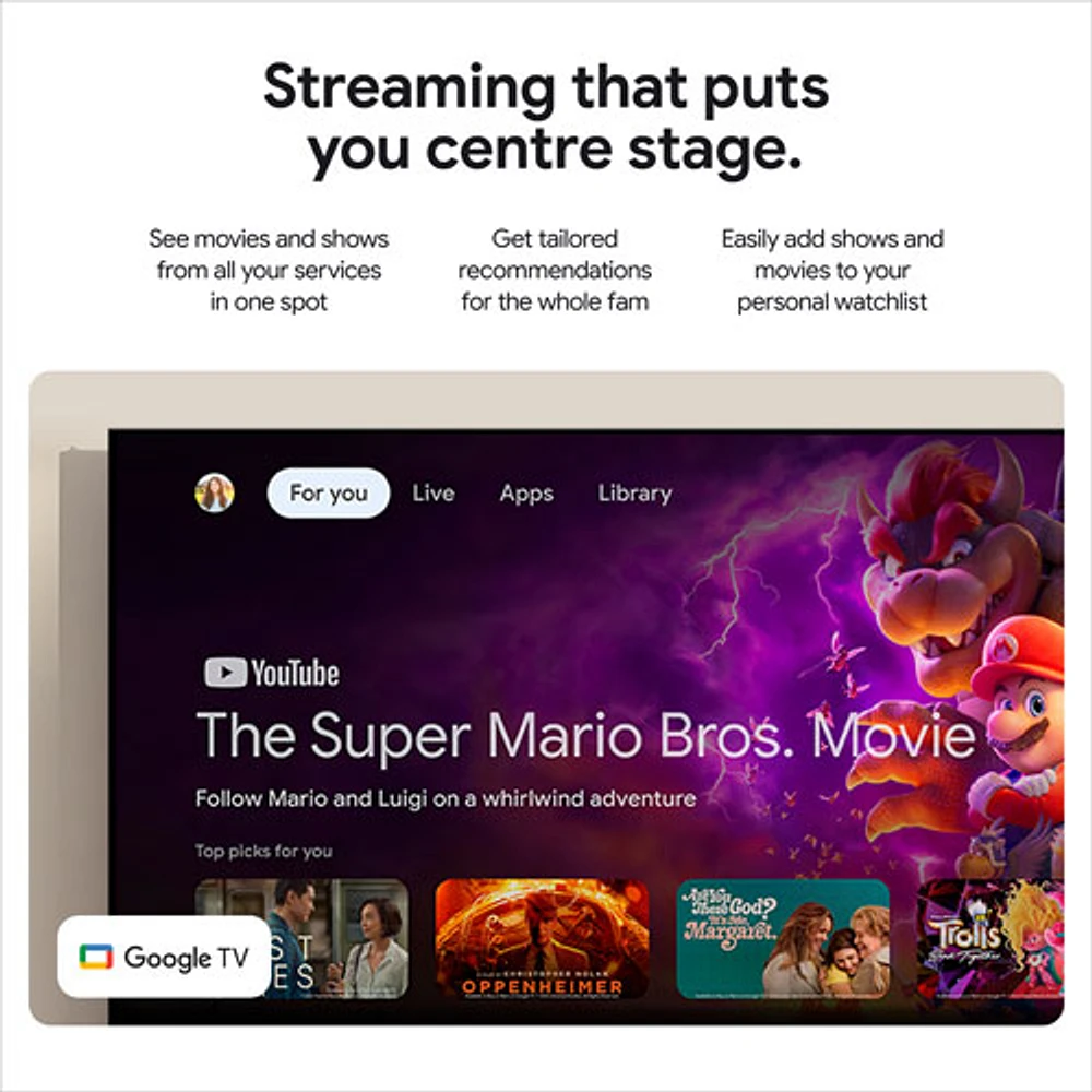 Google TV Streamer (4K) - Porcelain