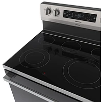 Hisense 30" 5.8 Cu. Ft. True Convection Freestanding Electric Air Fry Range (HBE3502CAS) - Stainless
