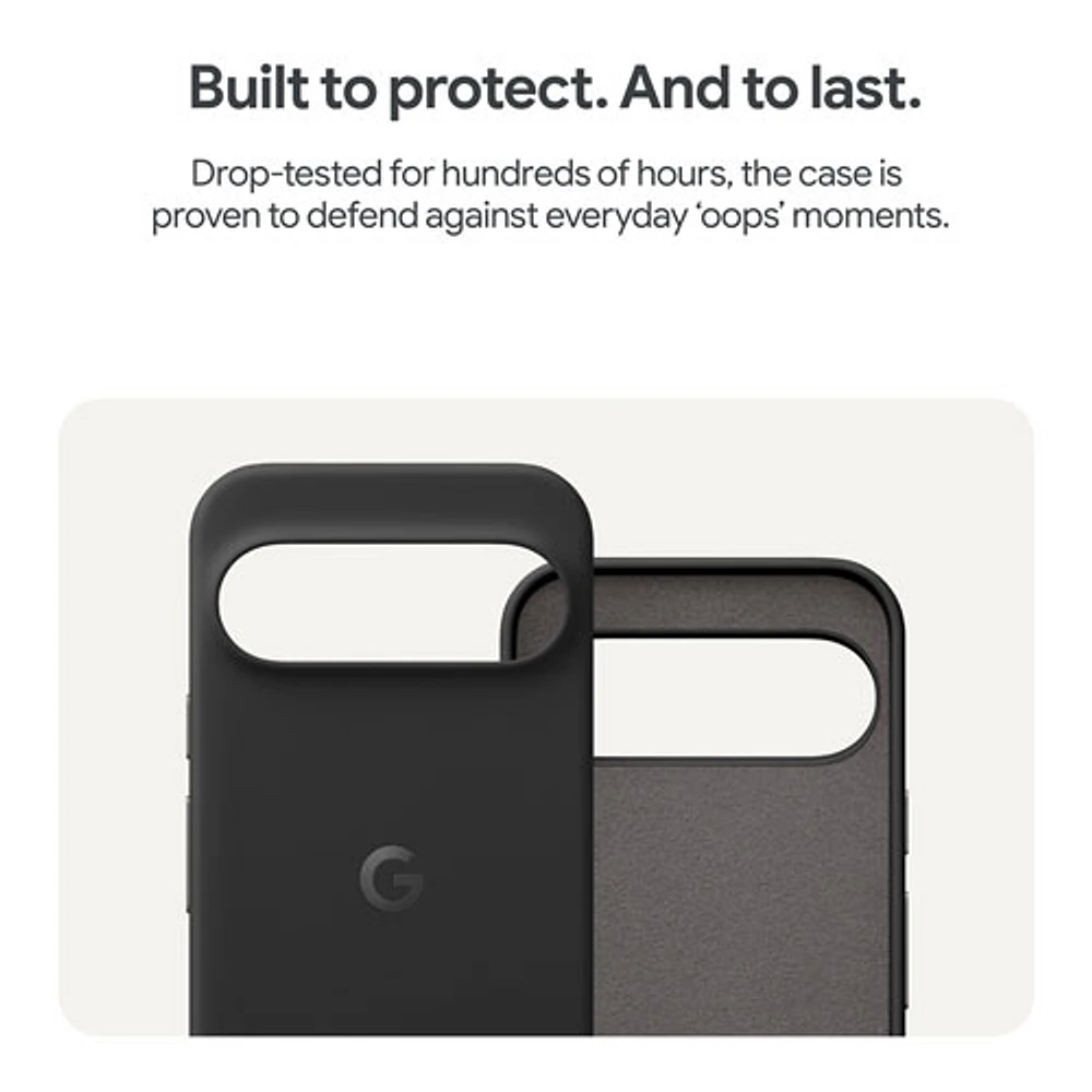 Google Fitted Hard Shell Case for Pixel 9/9 Pro - Obsidian