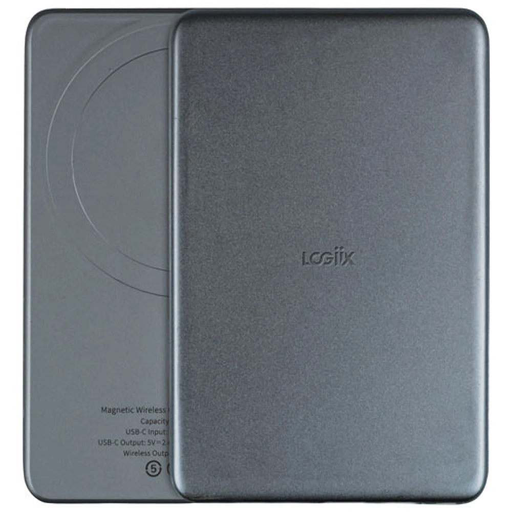 LOGiiX Piston Power MagSlim 5000 mAh 20W PD Power Bank with MagSafe - Midnight Blue