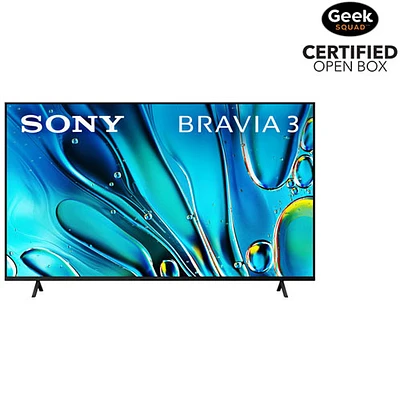 Open Box - Sony Bravia 3 65" S30B Series 4K UHD HDR LED Smart Google TV (K65S30B) - 2024
