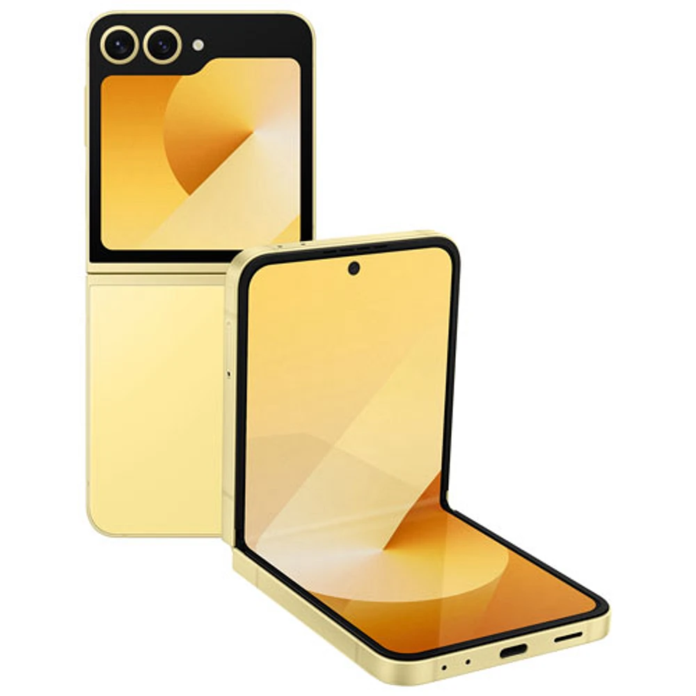 Galaxy Z Flip6 5G de 512 Go de Samsung avec Freedom Mobile - Jaune - Paiement Balance mensuel