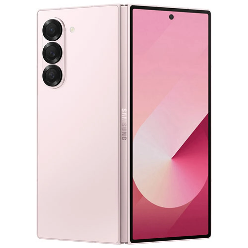Galaxy Z Fold6 5G de 512 Go de Samsung avec TELUS - Rose - Financement mensuel