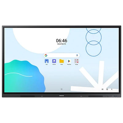Écran interactif Android UHD 4K de 75 po WAD de Samsung (LH75WADWLGCXZA) - Gris cosmique