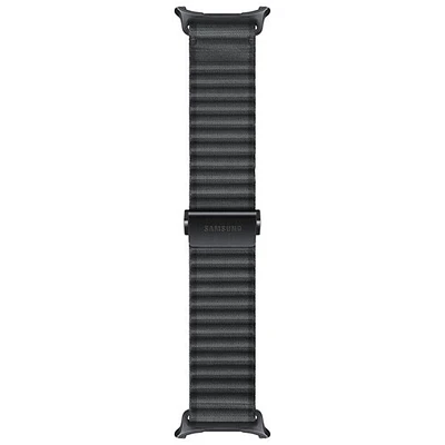 Bracelet en tissu X2 Trail de Samsung pour montre Galaxy Watch - Moyen/Grand - Gris foncé