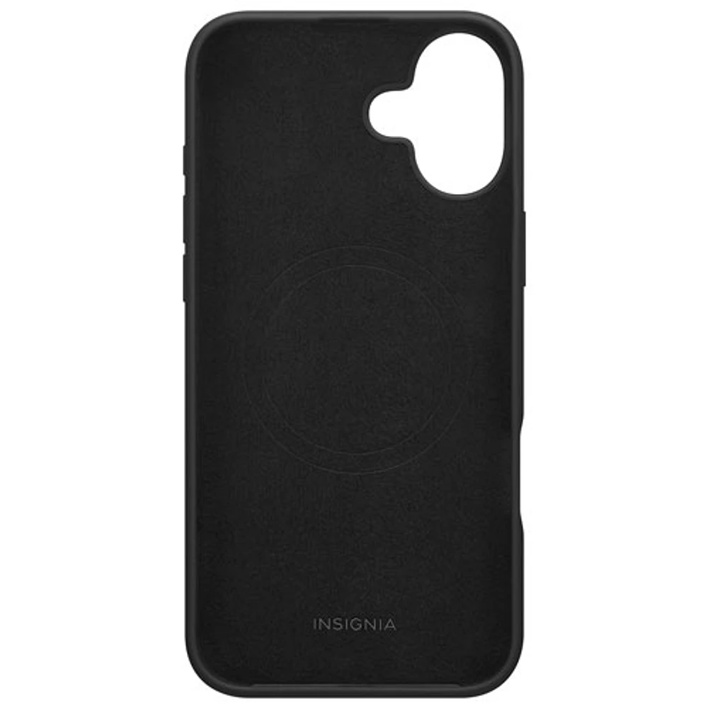 Étui souple ajusté d'Insignia pour iPhone 16 Plus - Noir - Exclusivité BBY