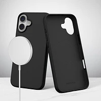 Étui souple ajusté d'Insignia pour iPhone 16 Plus - Noir - Exclusivité BBY