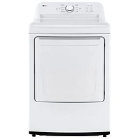 Boîte ouverte - Sécheuse électrique de 7,3 pi³ de LG (DLE6100W) - Blanc - Parfait état