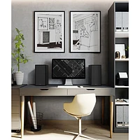 Klipsch R-50PM 120-Watt Bookshelf Speaker - Pair - Black