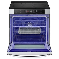 LG 30" 6.3 Cu Ft True Convection Slide-In Smart Induction Air Fry Range (LSIL63332FE) - Stainless Steel