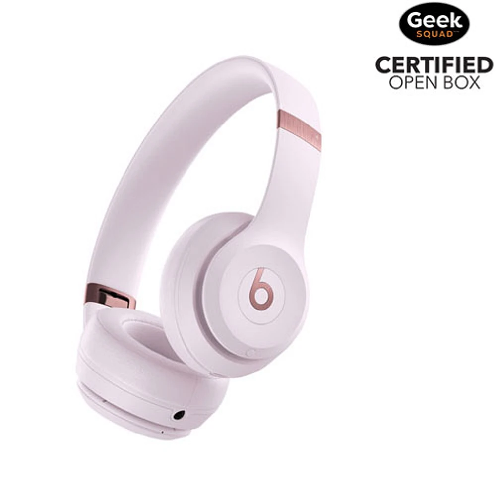 Boîte ouverte - Casque d'écoute Bluetooth à isolation sonore Solo 4 de Beats by Dr. Dre - Rose nuage