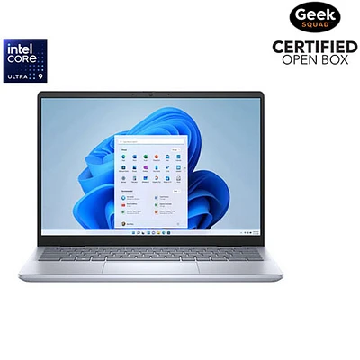 Boîte ouverte - Portable 14 po Inspiron de Dell - Bleu glace (Core Ultra 9 185H d'Intel/RAM 32 Go/SSD 1 To)