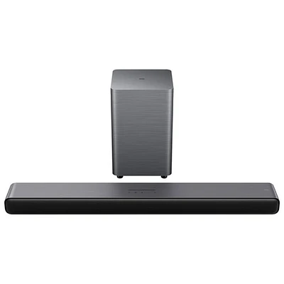 Barre de son 2.1 canaux Dolby Atmos de 220 W S55H de TCL avec haut-parleur d'extrêmes graves sans fil