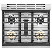 Electrolux 30" 4.6 Cu. Ft. Free-Standing True Convection Dual-Fuel Range (ECFD3068AS) - Stainless