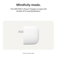 Google 45W Fast-Charging USB-C Wall Charger