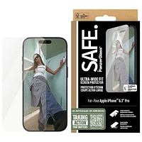 PanzerGlass SAFE Ultra-Wide Fit Glass Screen Protector for iPhone 16 Pro