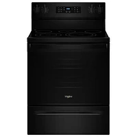 Whirlpool 30" 5.3 Cu. Ft. Fan Convection Freestanding Electric Air Fry Range (YWFES5030RB) - Black