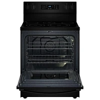 Whirlpool 30" 5.3 Cu. Ft. Fan Convection Freestanding Electric Air Fry Range (YWFES5030RB) - Black