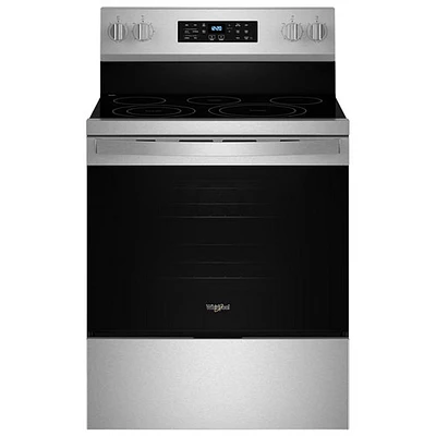 Whirlpool 30" 5.3 Cu. Ft. Fan Convection Electric Air Fry Range (YWFES5030RZ) - Stainless Steel