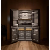 KitchenAid 36" 19.2 Cu. Ft. French Door Refrigerator (KRQC736RPS) - Stainless Steel