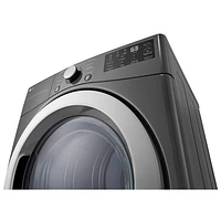 LG 7.4 Cu. Ft. Electric Dryer (DLE3470M) - Middle Black - Only at Best Buy