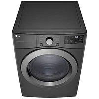 LG 7.4 Cu. Ft. Electric Dryer (DLE3470M) - Middle Black - Only at Best Buy