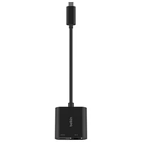 Belkin Connect 2-In-1 100W USB-C to Ethernet & Charge Adapter (INC019btBK)