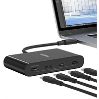 Belkin 4-in-1 USB-C Hub with Power Delivery (AVC018BTBK)