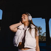 JLab JBuds LUX Over-Ear Noise Cancelling True Wireless Headphones - Mauve