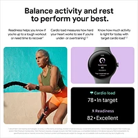 Google Pixel Watch 3 (GPS) 45mm Matte Black Aluminum Case with Obsidian Active Band