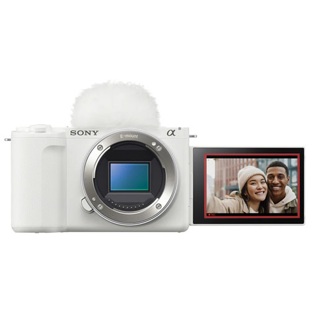 Appareil photo sans miroir Alpha ZV-E10 II de Sony (boîtier seulement) - Blanc