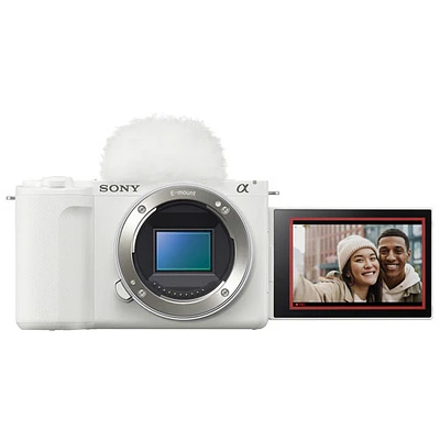 Appareil photo sans miroir Alpha ZV-E10 II de Sony (boîtier seulement) - Blanc
