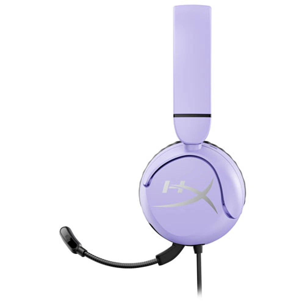 Casque d'écoute à isolation sonore Cloud Mini de HyperX - Lavande