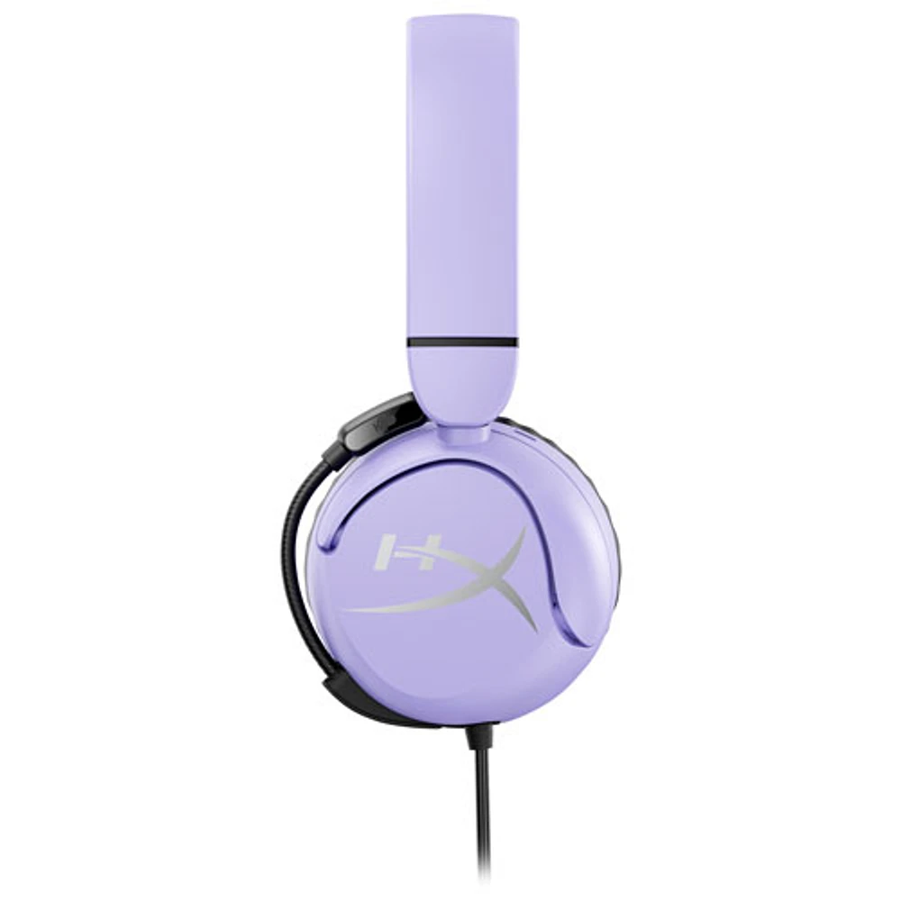 Casque d'écoute à isolation sonore Cloud Mini de HyperX - Lavande